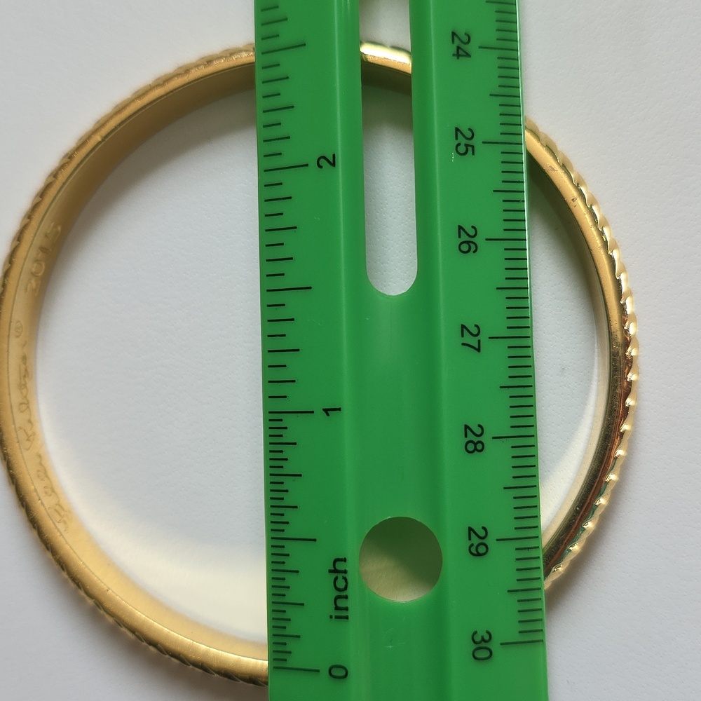 Lilly Pulitzer Gold Bangle Bracelet - Picture 6 of 7